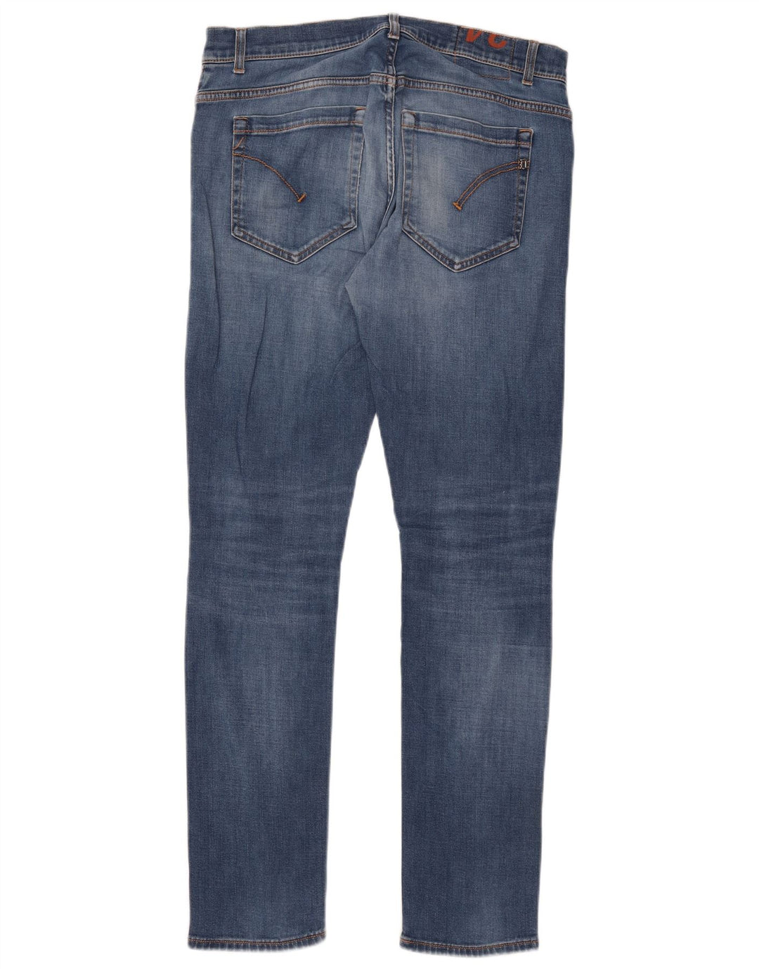 Dondup Męskie George Skinny Jeans W34 L32 Niebieska bawełna