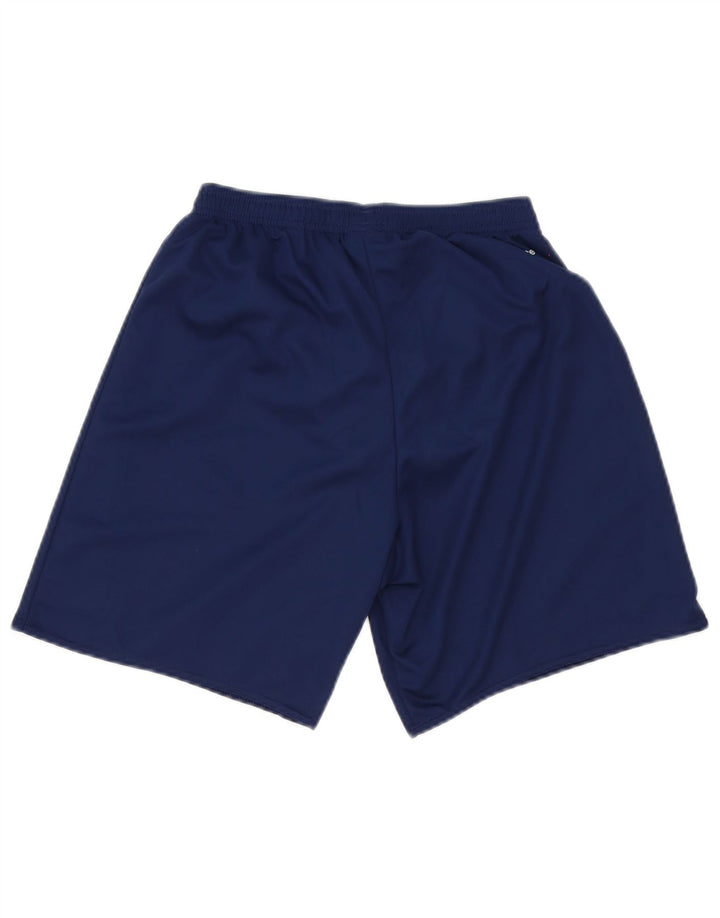 Męskie spodenki sportowe Adidas Climalite, małe, granatowe, poliestrowe