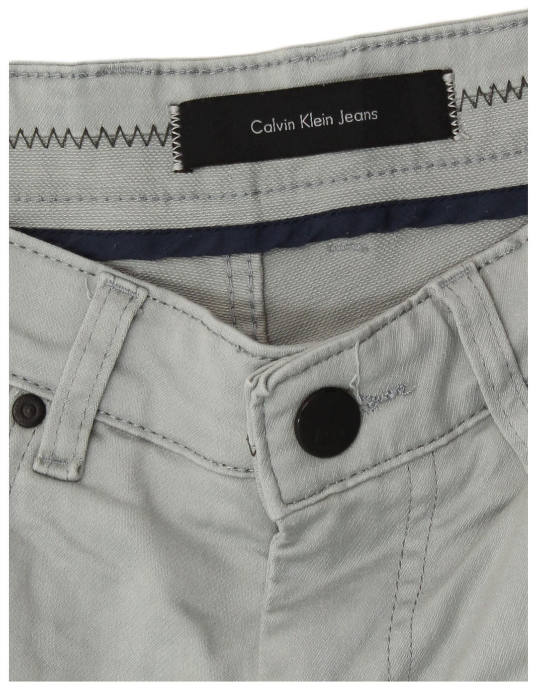 Męskie jeansy obcisłe Calvin Klein W32 L30 Niebieskie bawełniane