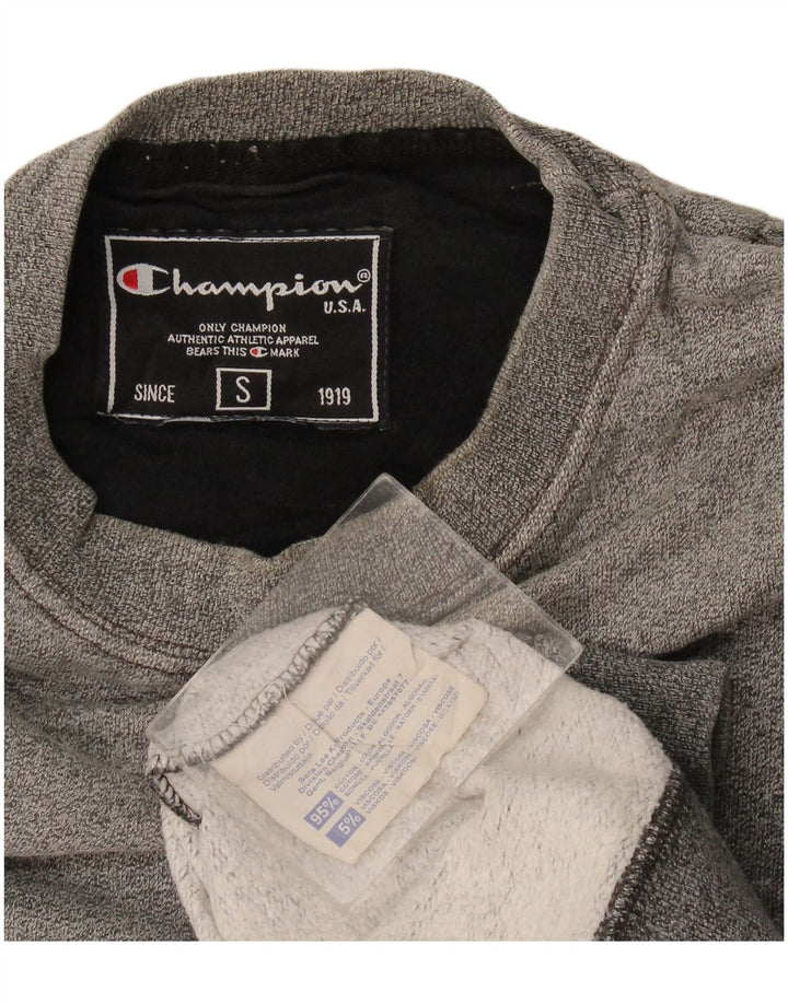 Sweter męski Champion, mały, szary, bawełniany