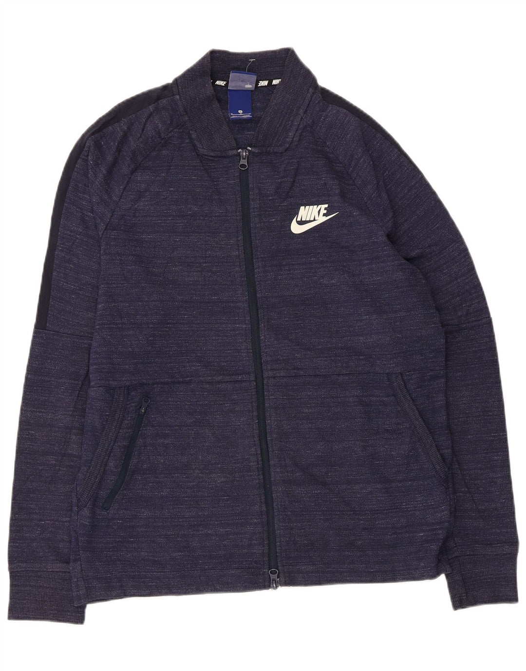 Kurtka męska dresowa Nike, średnia, granatowa, bawełniana w cętki