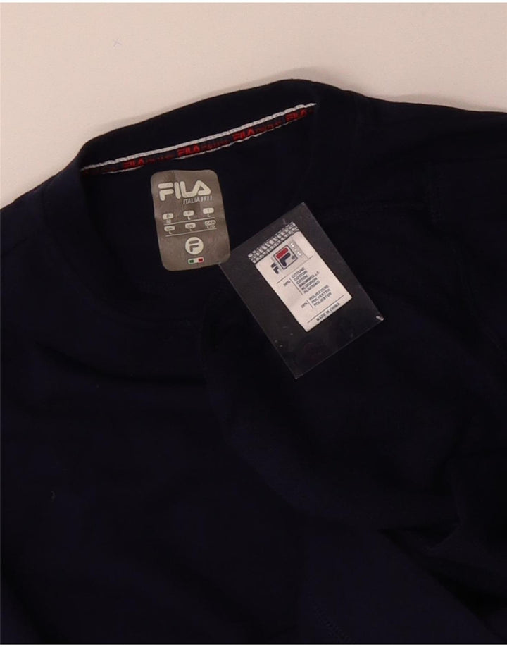 Bluza męska FILA, duża, granatowa, bawełniana
