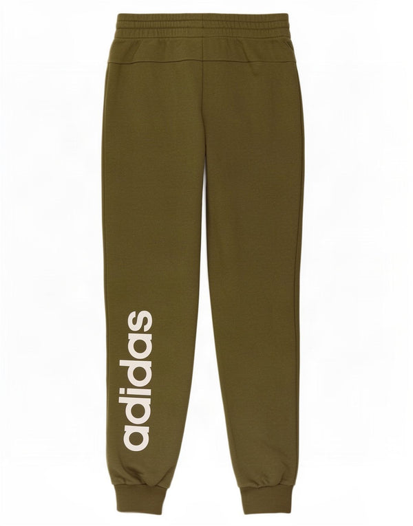 Męskie spodnie dresowe Adidas Joggers UK 8/10 Small Khaki Cotton