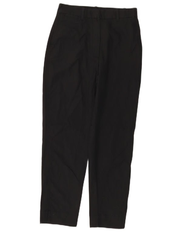 Marks & Spencer Damskie spodnie chino z wysokim stanem UK 6 XS W26 L26 Czarne