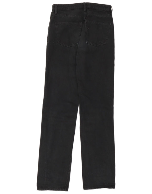 Damskie proste dżinsy Zara EU 36 XS W26 L31 Czarna bawełna