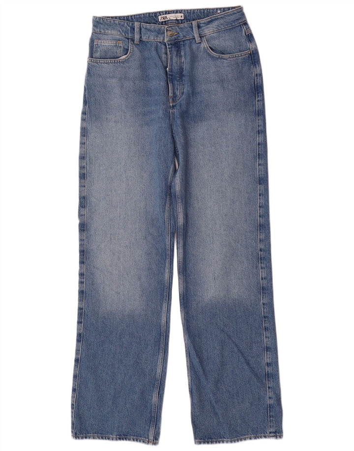 Damskie proste dżinsy Zara EU 40 Medium W30 L32 Niebieskie