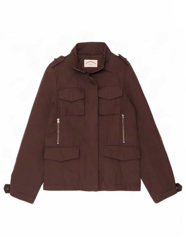 Damska kurtka wojskowa Wrangler UK 18 XL, brązowa, poliester