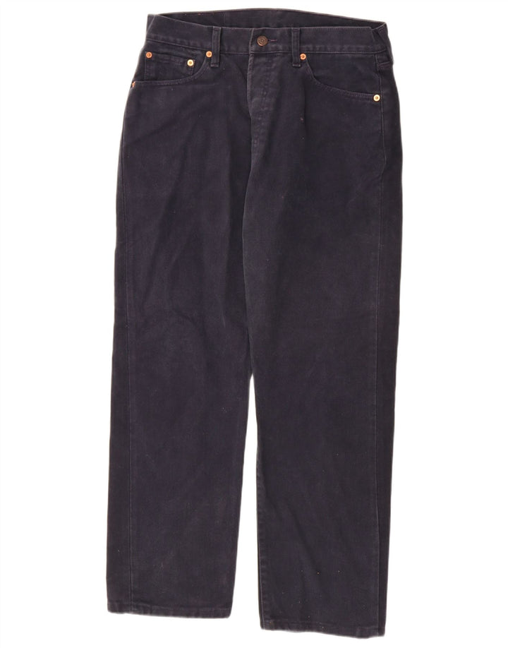 Męskie dżinsy Levi's 551 Straight W34 L30 Granatowa bawełna
