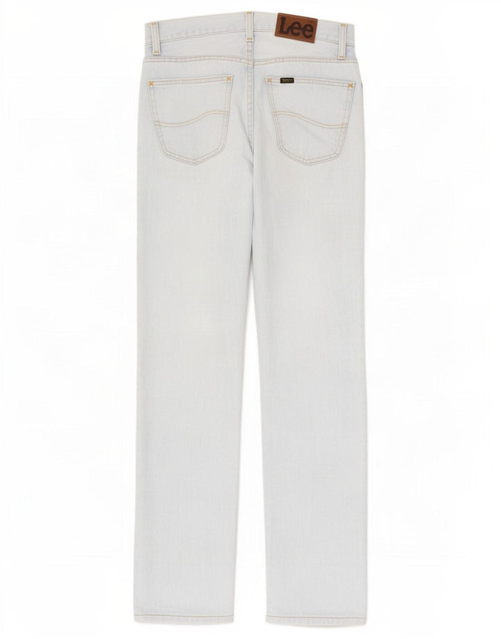 Damskie jeansy Lee Straight W28 L31 Niebieskie bawełniane