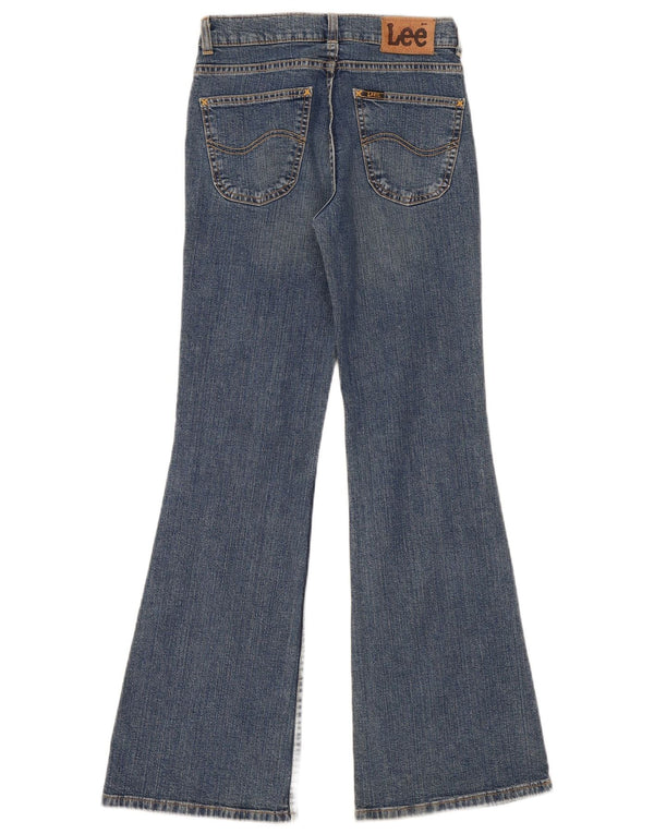 Damskie jeansy Lee Felton Flared US 14 XL W26 L31 Niebieskie bawełniane
