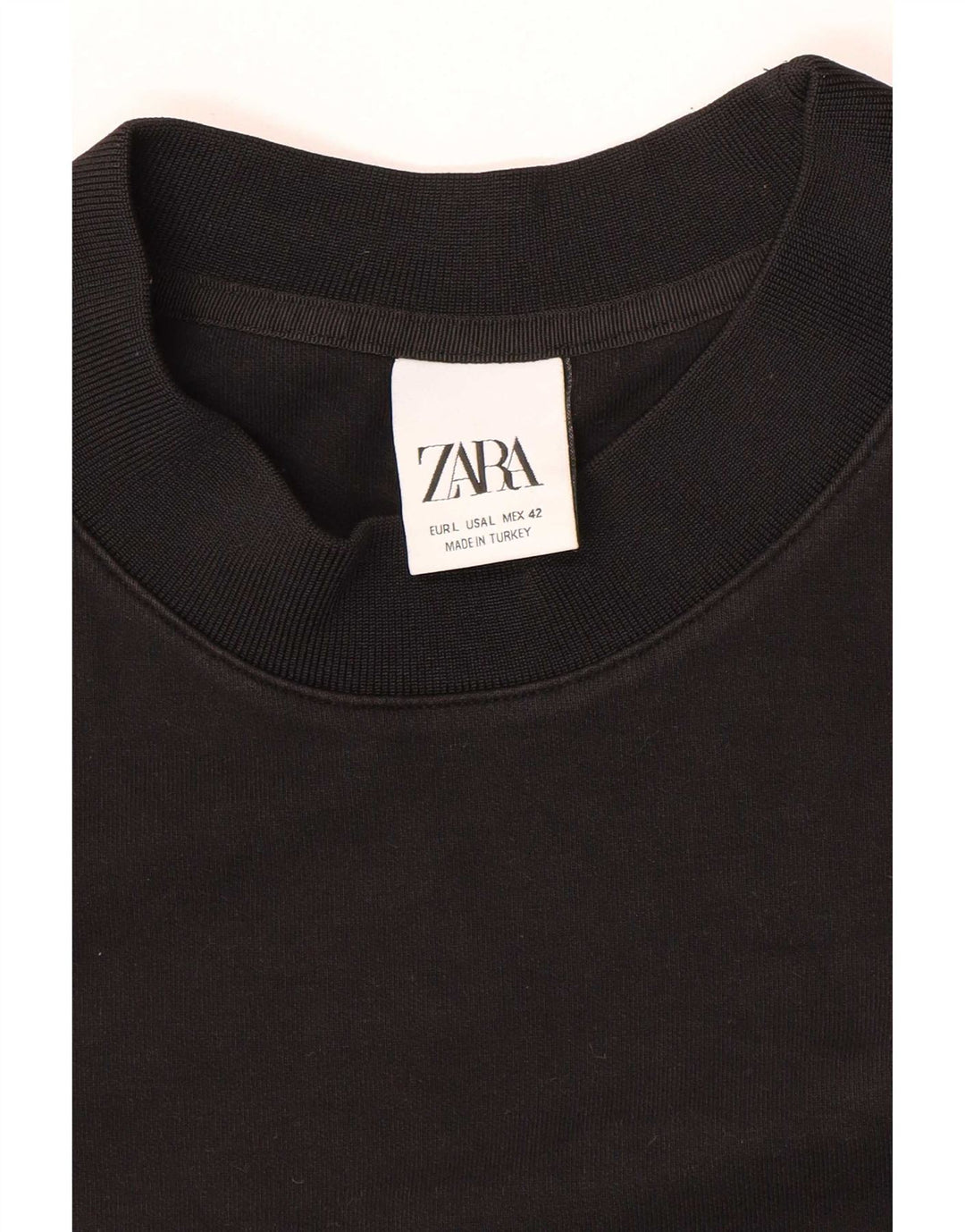 Męski T-shirt Zara, duży, czarny
