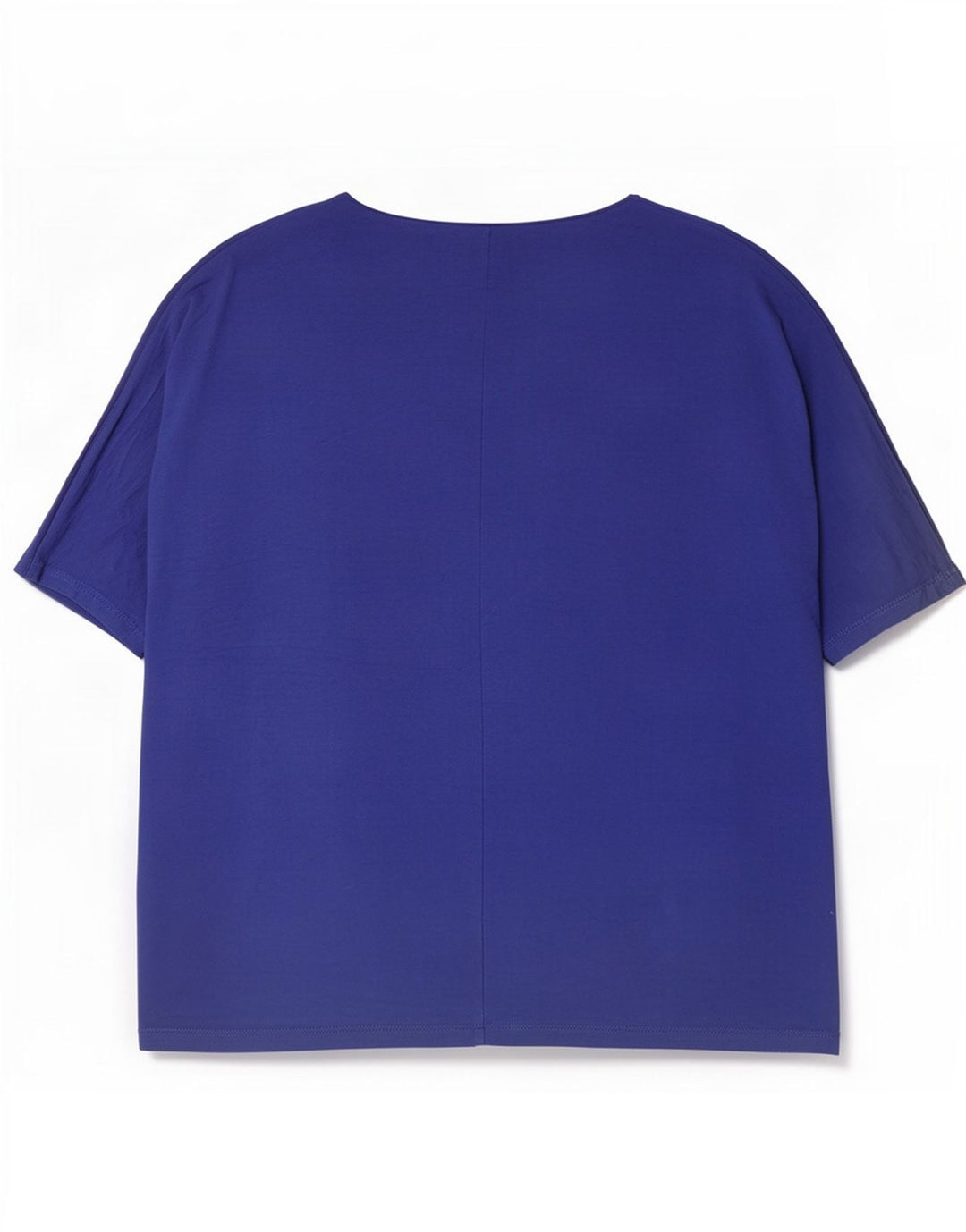 Marks & Spencer Damska bluzka oversize UK 16, duża, niebieska wiskoza