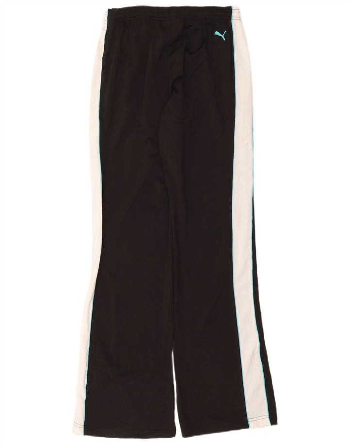 Damskie spodnie dresowe PUMA UK 14, duży czarny poliester z blokami kolorów