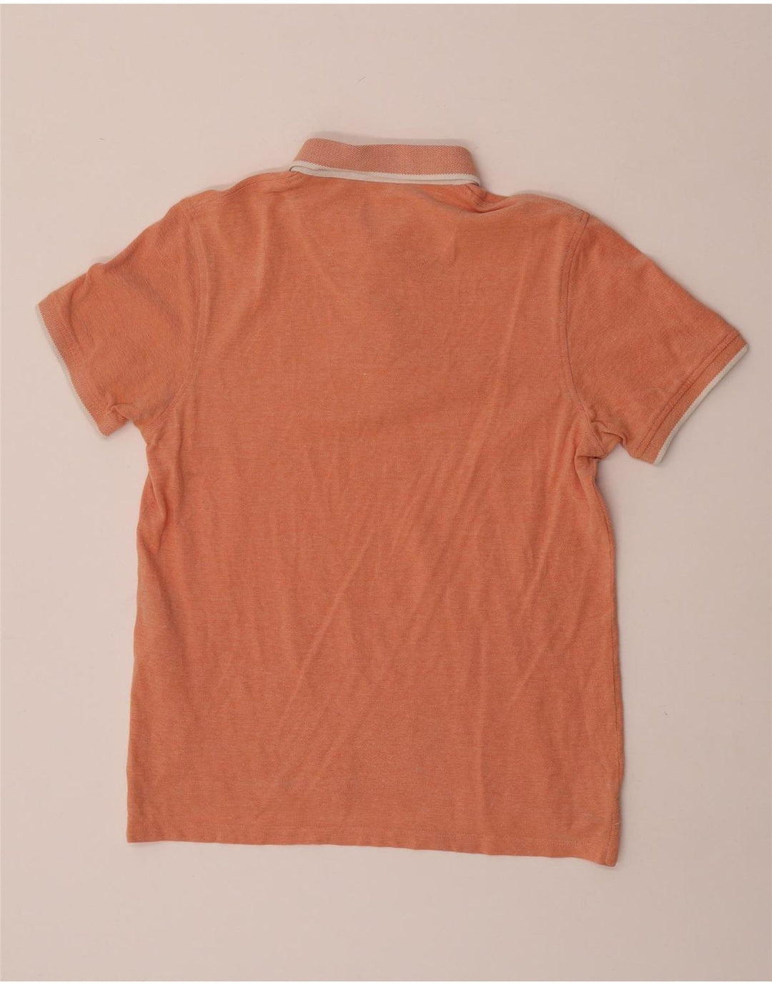 Męska koszulka polo Jack & Jones, mała, pomarańczowa, bawełniana