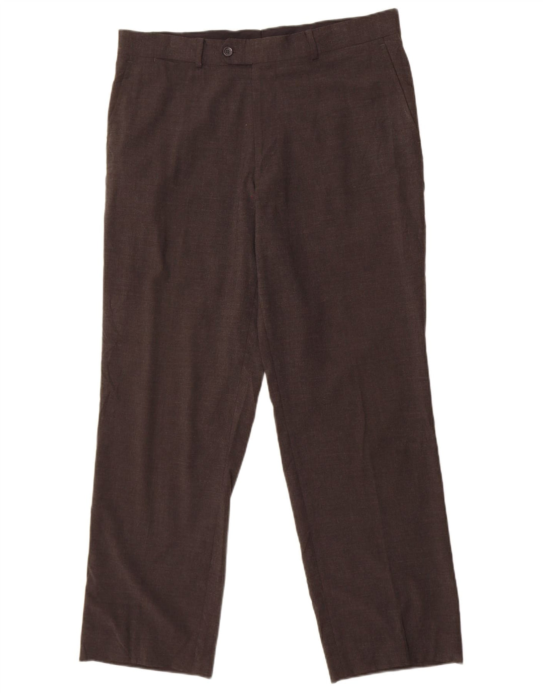 Męskie proste spodnie garniturowe Zara EU 46 XL W36 L29 Szary poliester