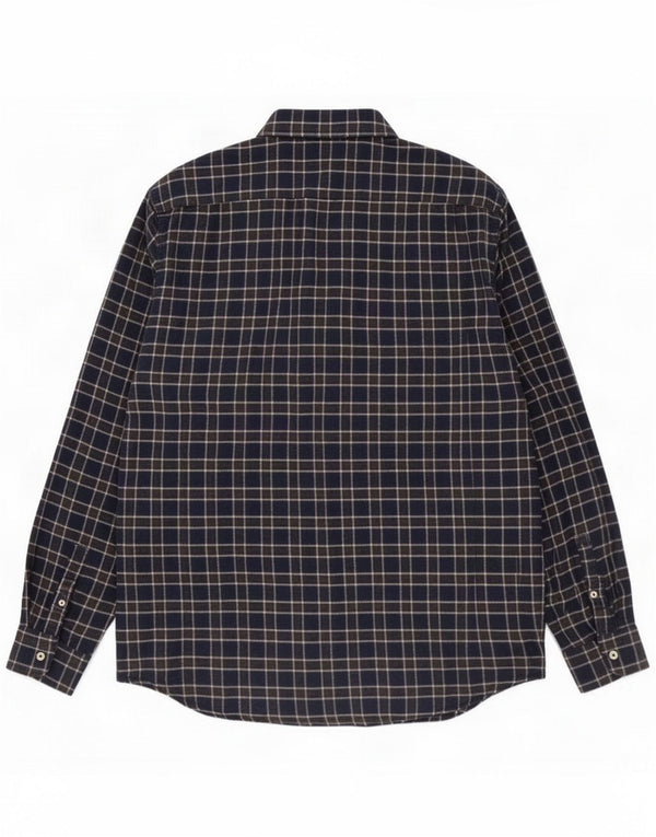 Carrera Męska koszula flanelowa o regularnym kroju 2XL granatowa bawełniana krata