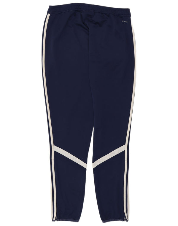 Męskie spodnie dresowe Adidas Climacool, duże, granatowe, z blokami kolorów