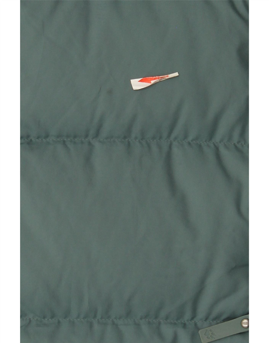 Damski płaszcz z kapturem, oversize, ocieplany Jack Wolfskin UK 10/12, średni zielony