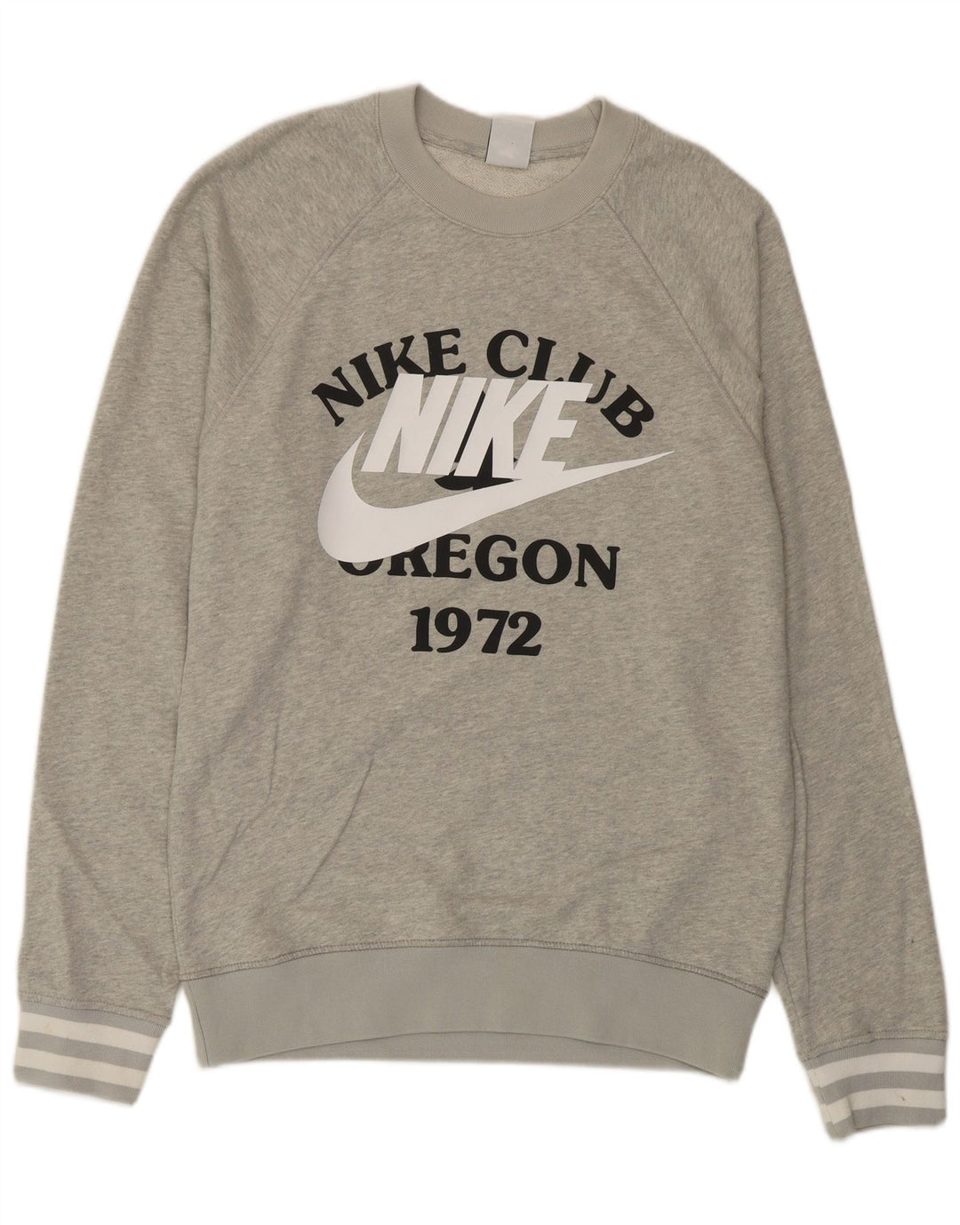 Męska bluza z grafiką Nike, sweter XS, szara bawełna