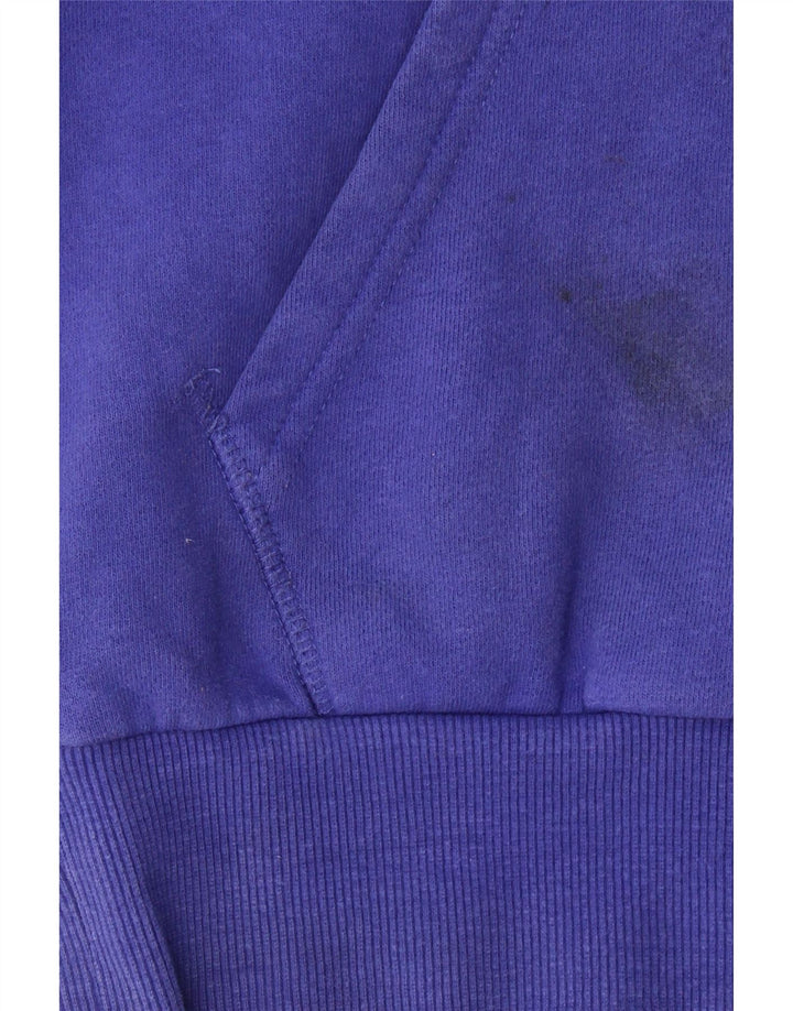 ELLESSE Mens Graphic Hoodie Jumper Medium Blue Cotton