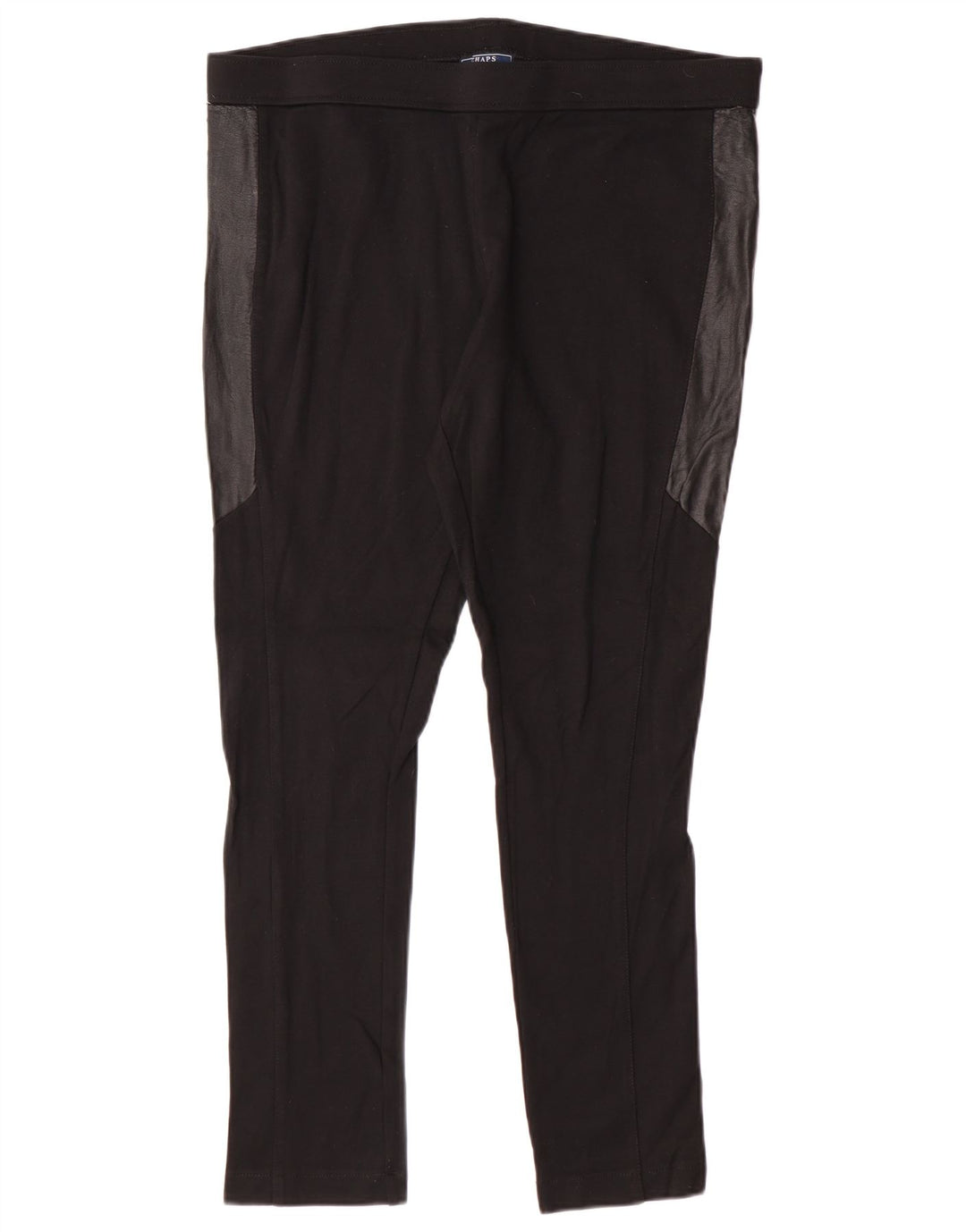 Legginsy damskie Chaps UK 16, duża, czarna, wiskoza z blokami kolorów