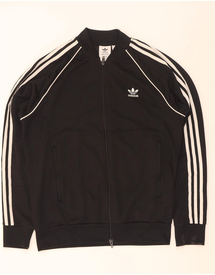 Męska bluza dresowa Adidas, duża, czarna, poliestrowa z blokami kolorów