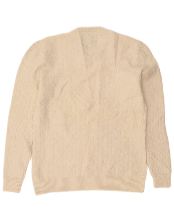 Sweter damski Jack Wills z okrągłym dekoltem, UK 18 XL, biała wełna