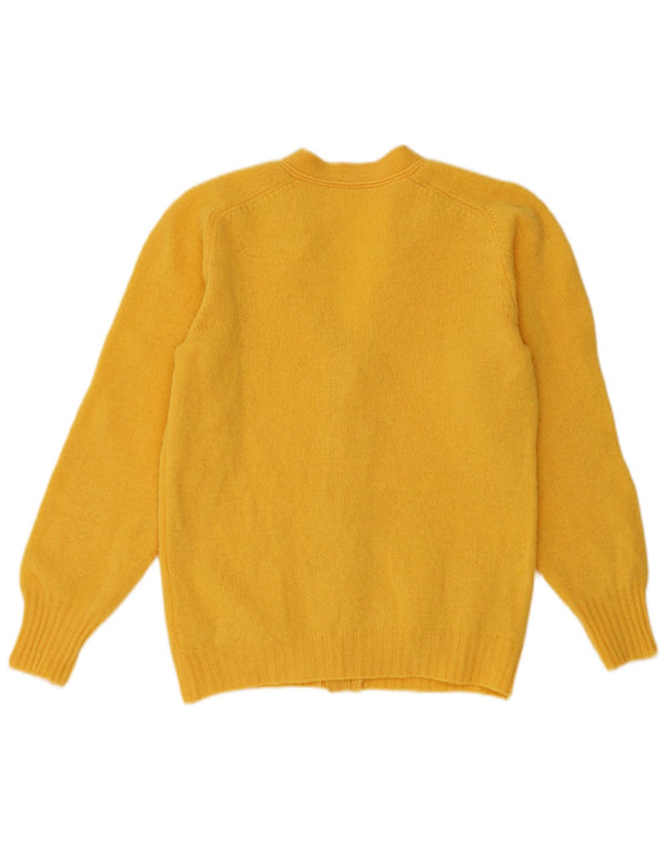 Sweter damski w stylu vintage, UK 14, średni żółty