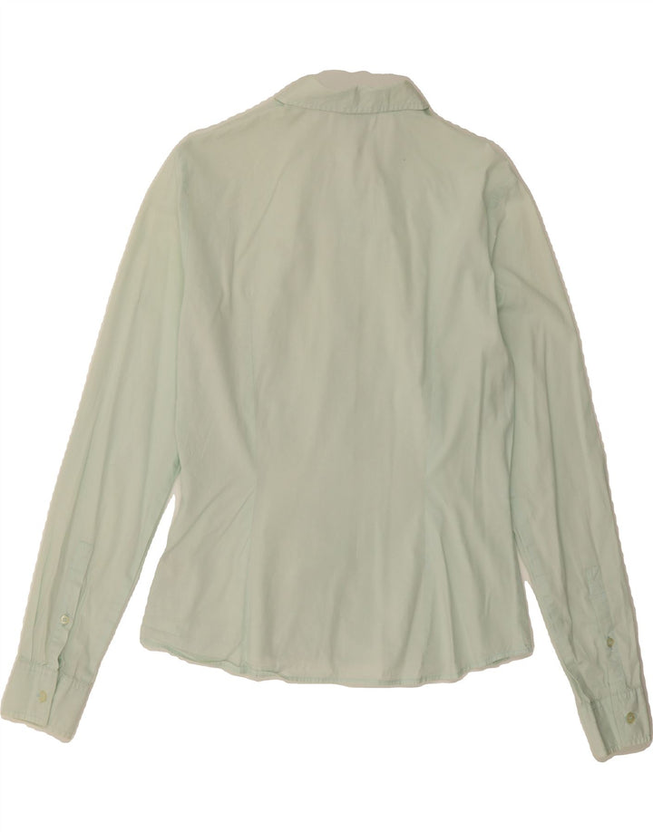 LACOSTE Womens Shirt Size 38 Medium Green Cotton Vintage Lacoste and Second-Hand Lacoste from Messina Hembry 