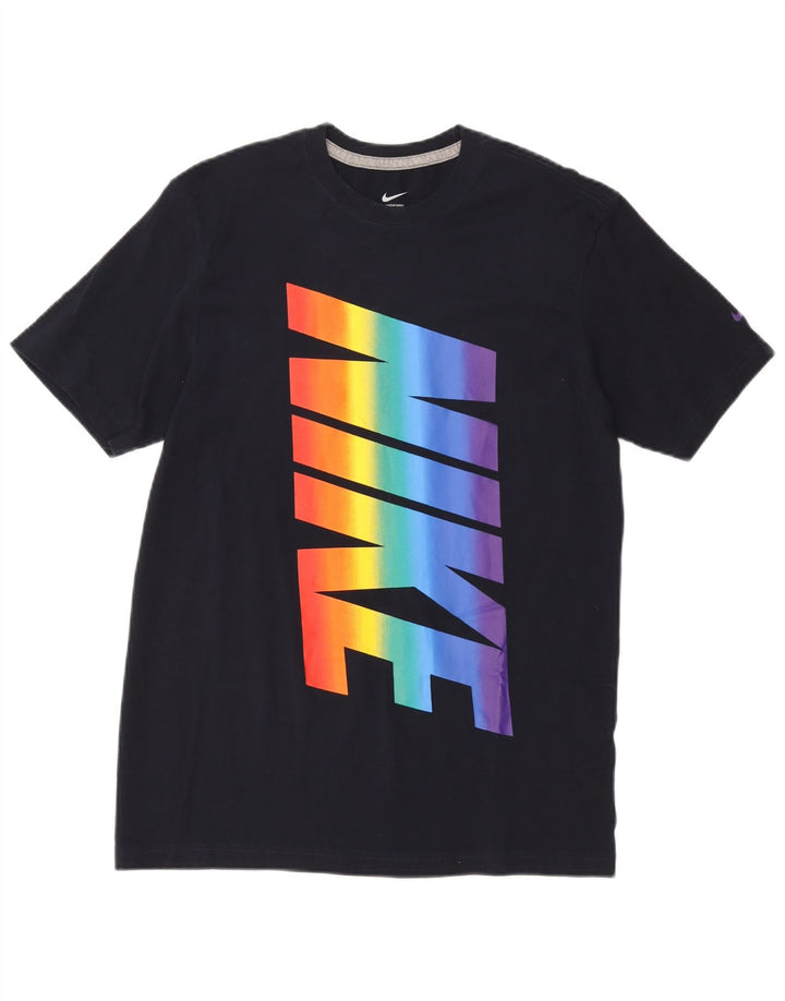 Męski T-shirt Nike z grafiką, średni granatowy