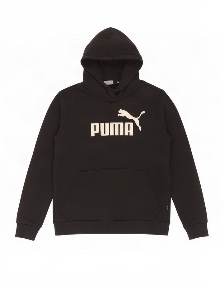 Damska bluza z kapturem Puma z grafiką UK 12, średni czarny poliester
