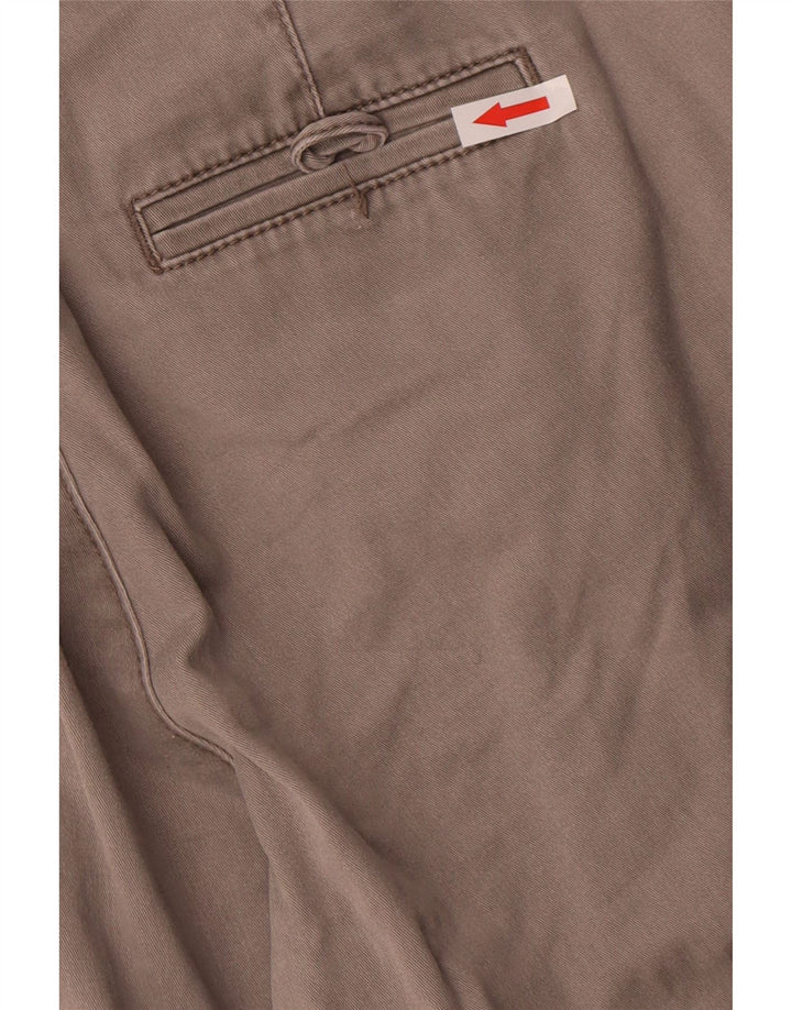 Spodnie damskie Benetton Straight Chino W30 L27 Szare