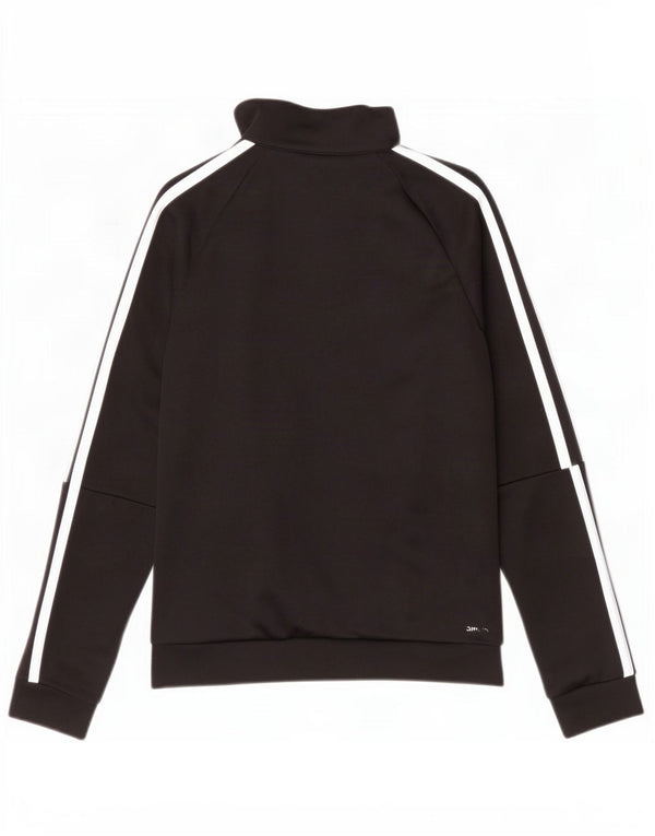 Adidas Womens Climalite Tracksuit Top Jacket UK 4/6 XS Black Polyester