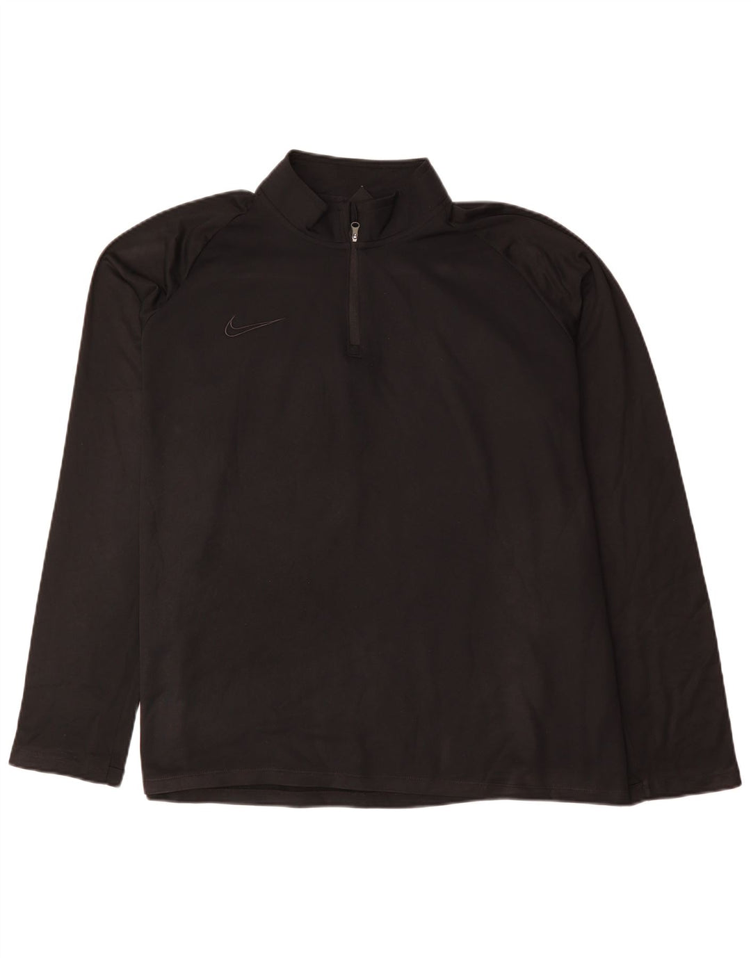 Męski dres Nike Dri Fit z zamkiem błyskawicznym na szyi, 2XL, czarny poliester