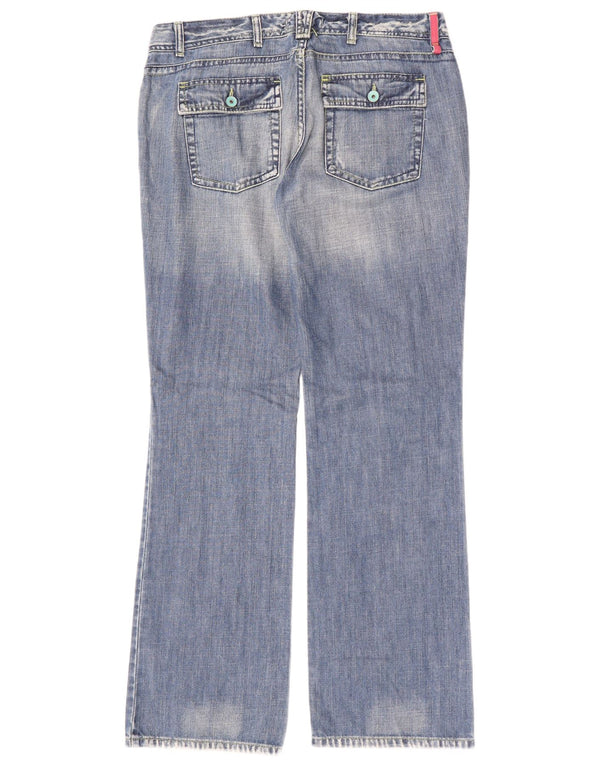 Damskie jeansy BENETTON Bootcut IT 48 XL W34 L33 Niebieskie, bawełniane