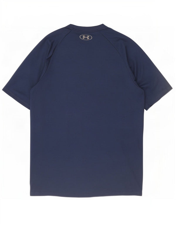T-shirt męski Under Armour, średni, granatowy, poliester