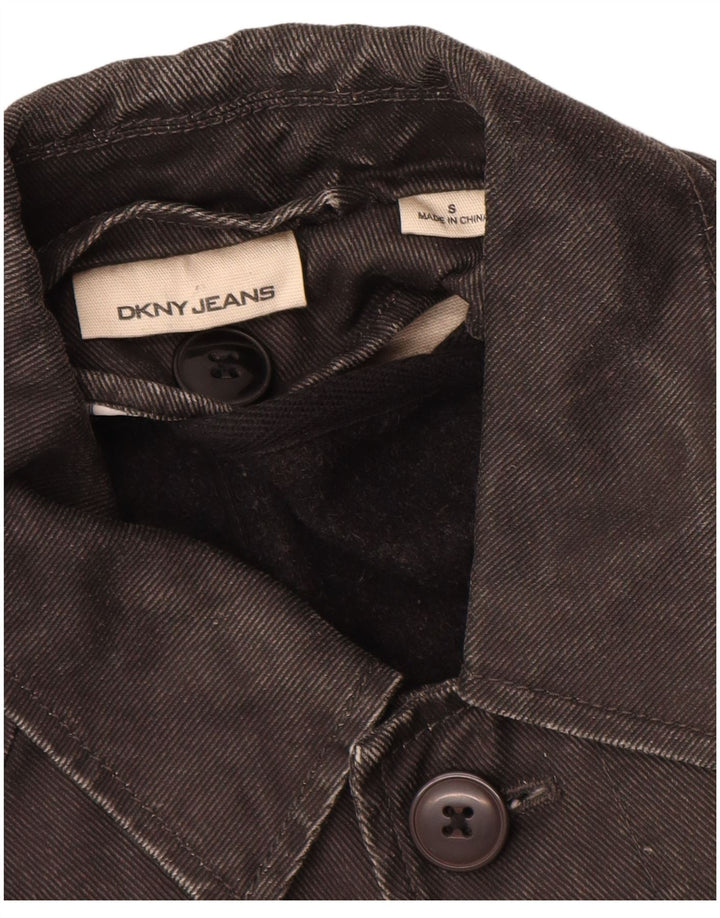 Męski płaszcz dżinsowy Dkny UK 36 Small Black Ramie