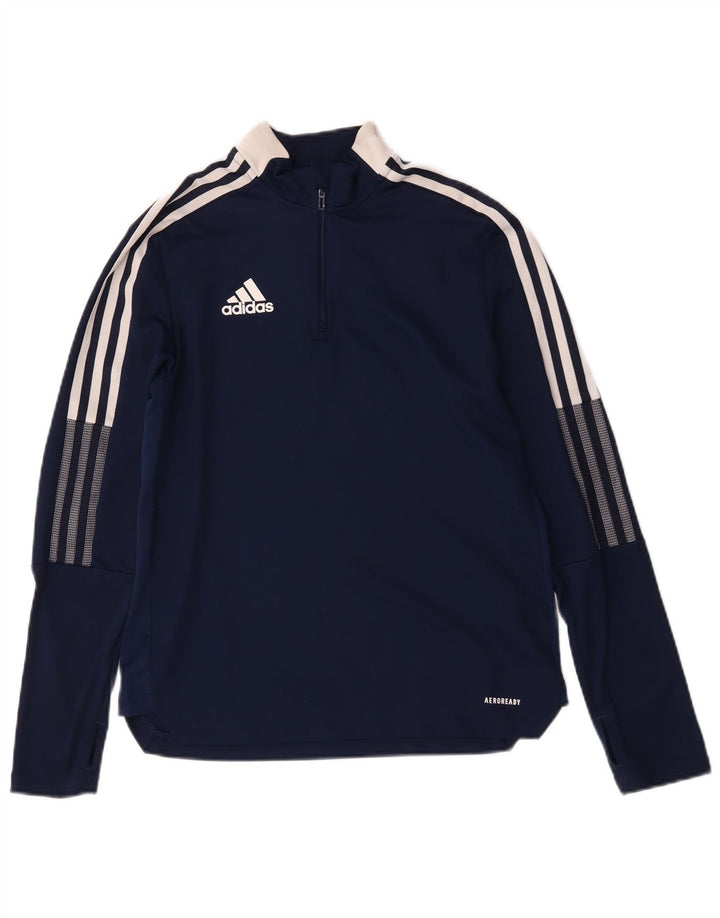 Dres chłopięcy Adidas Aeroready Pullover Top 13-14 lat granatowy