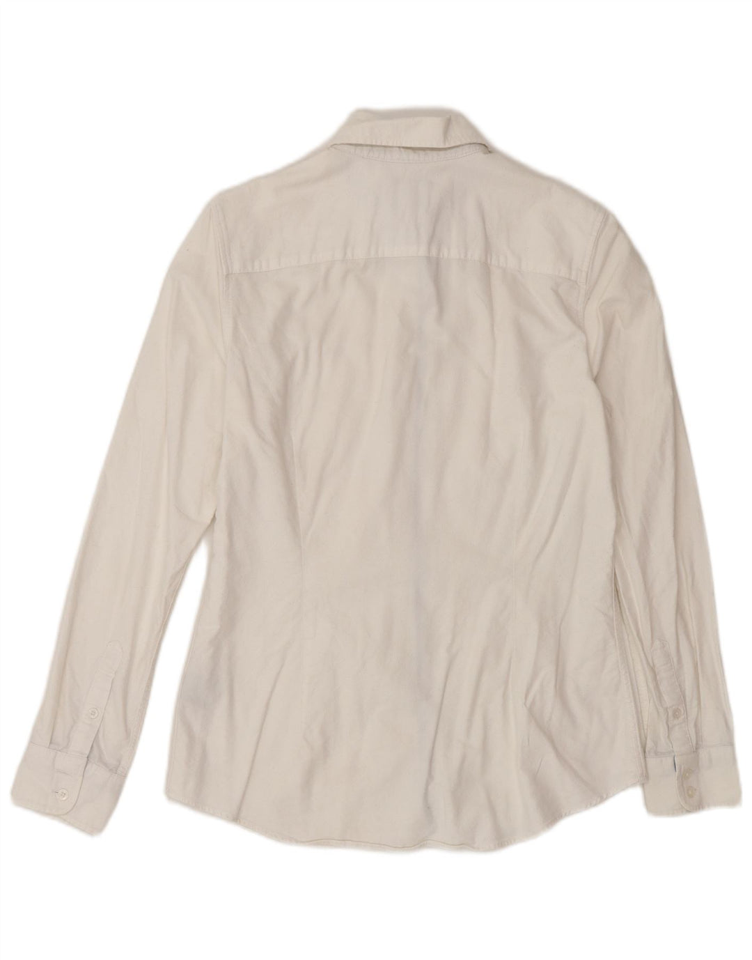 CREW CLOTHING Damska koszula o klasycznym kroju UK 8, mała, biała, bawełniana