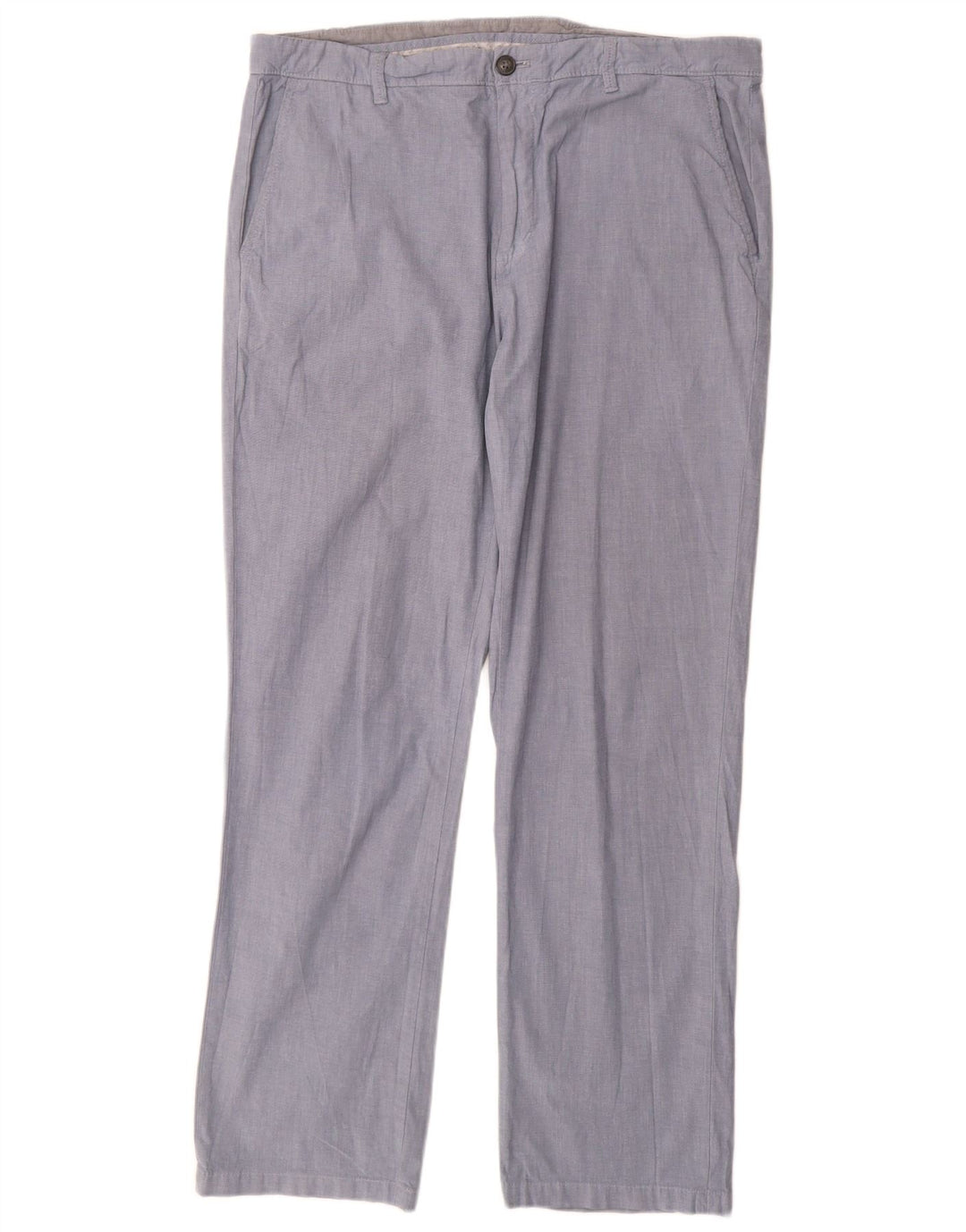 Męskie proste spodnie chino CALVIN KLEIN W34 L32 niebieskie