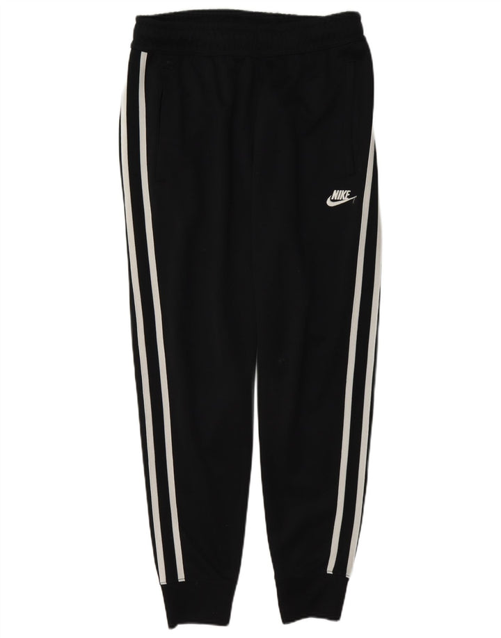 Męskie spodnie dresowe Nike, małe, czarne, poliestrowe