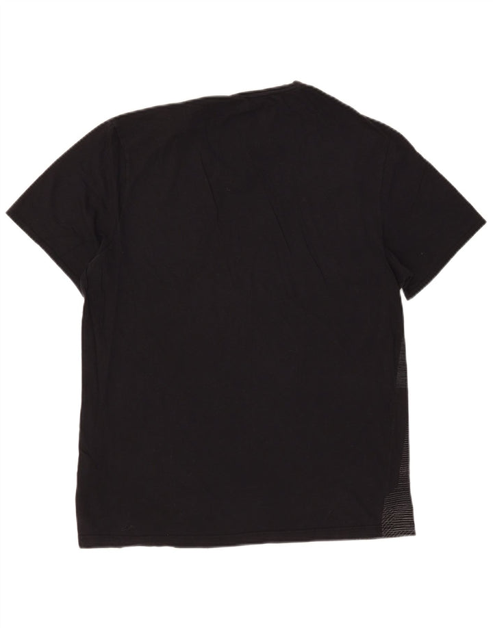 Męski T-shirt Guess z grafiką, duży, czarny