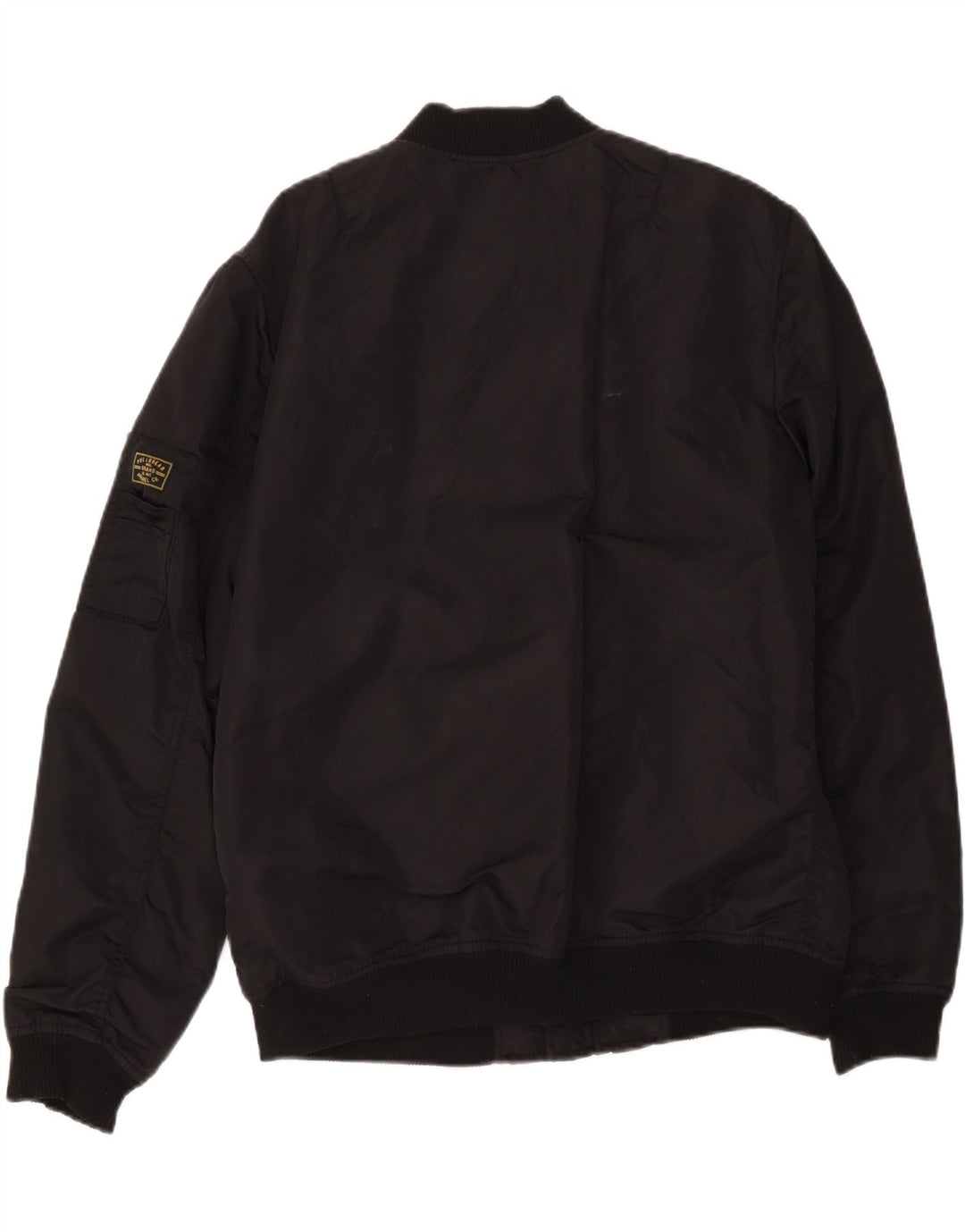 Damska kurtka bomberka Pull & Bear UK 18 XL z czarnego nylonu