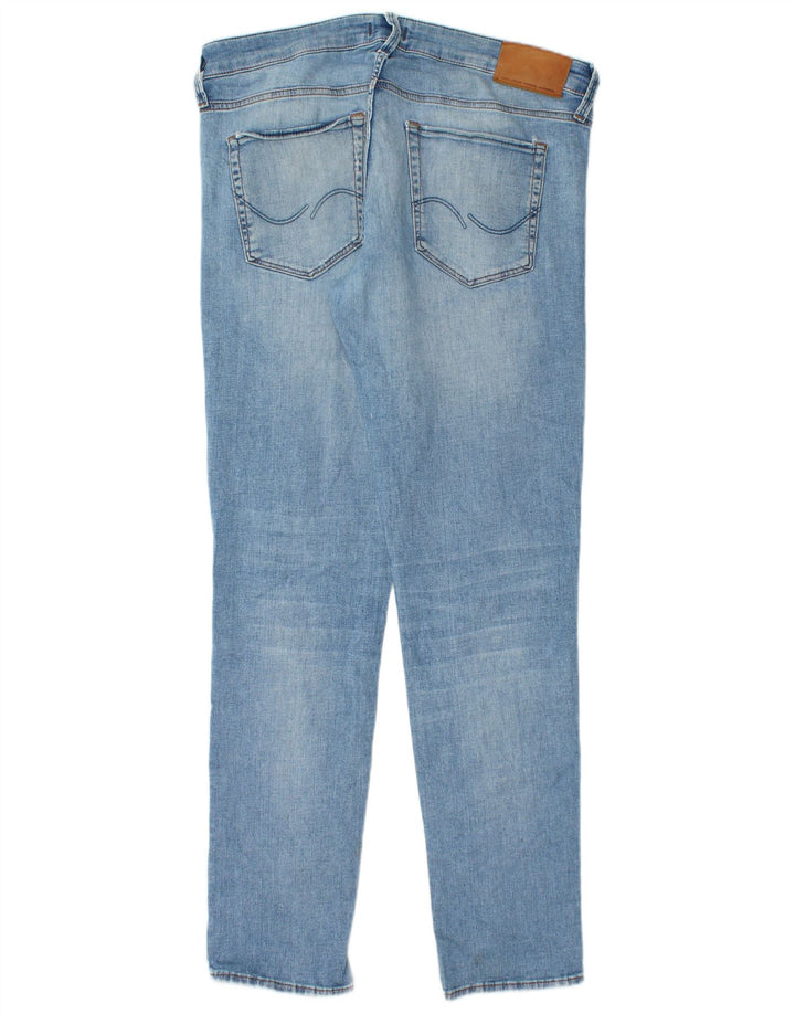 JACK & JONES Męskie jeansy GLENN Slim W33 L32 Niebieskie bawełniane