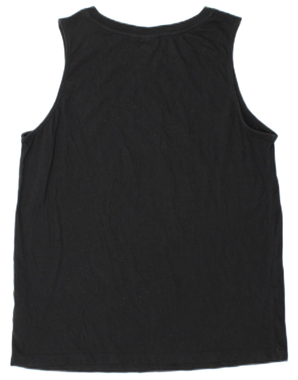 Damska kamizelka graficzna Adidas Top UK 8 Mała czarna bawełna