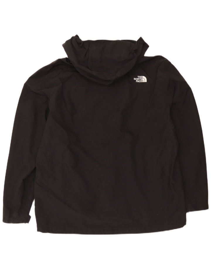 Męska kurtka przeciwdeszczowa z kapturem The North Face UK 42 XL, czarny poliester