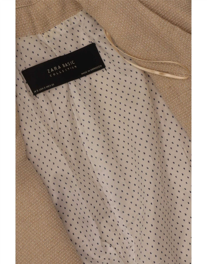Damska marynarka Zara Open Oversized UK 10 Small Beige