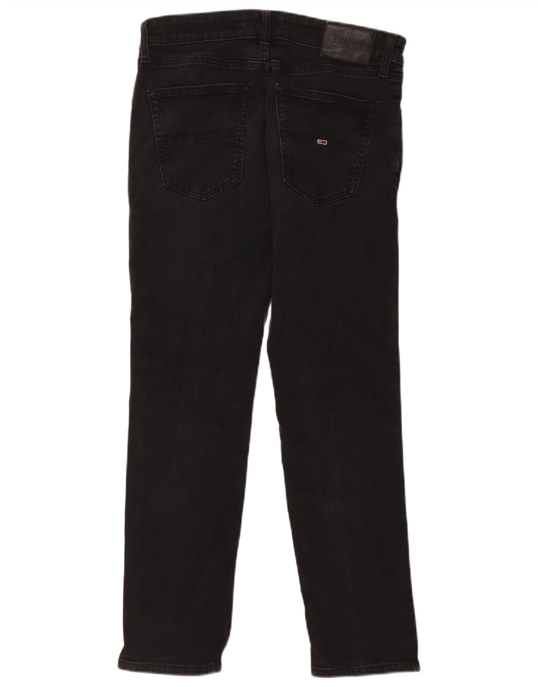 Męskie jeansy slim fit Tommy Hilfiger W32 L30 Czarna bawełna