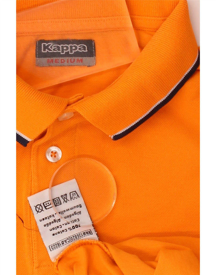 KAPPA Mens Polo Shirt Medium Orange Cotton Vintage Kappa and Second-Hand Kappa from Messina Hembry 