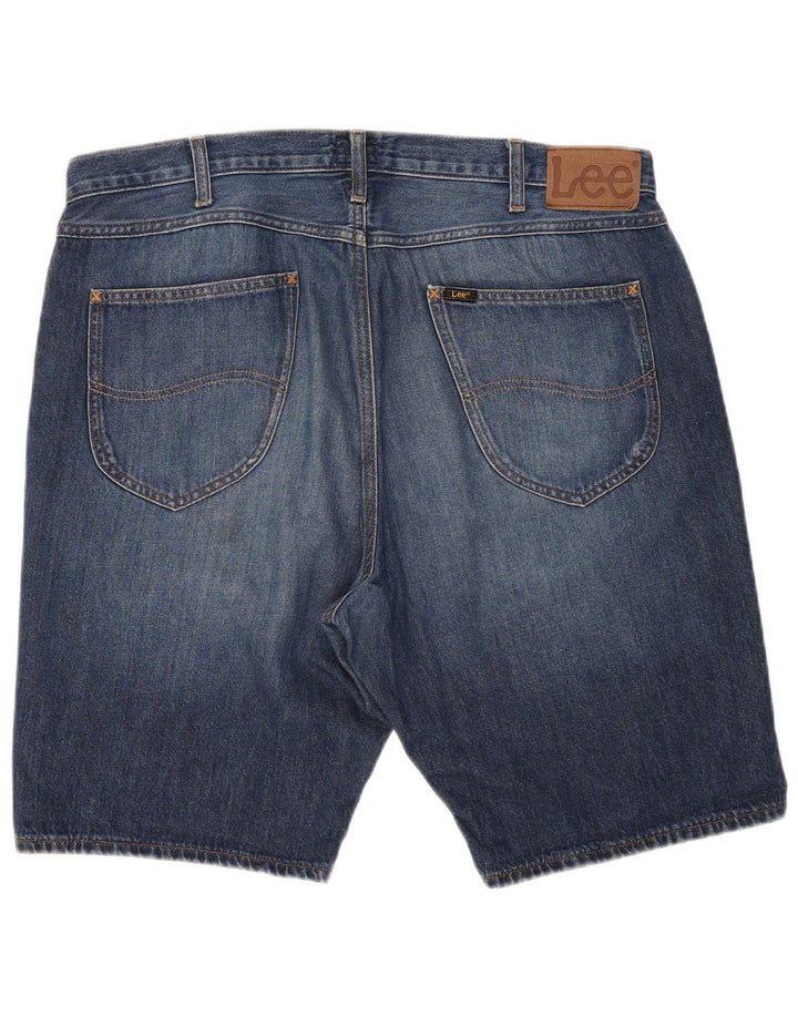 LEE Mens Denim Shorts W38 XL Blue Cotton